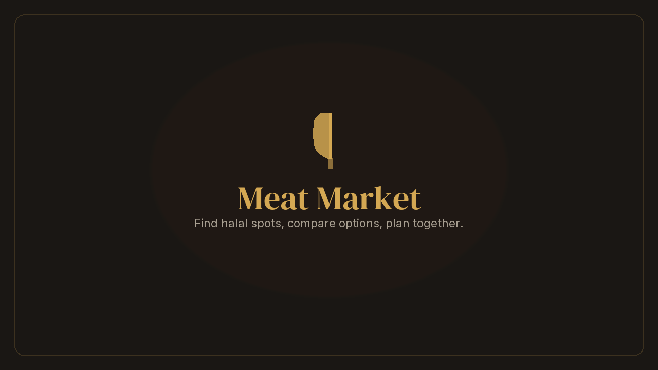 How Meat Market Plans Halal Dining for Groups